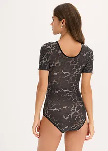 Halbarm-Body aus Modal mit Spitze, bonprix