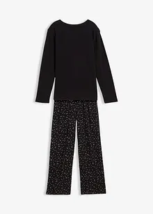 Pyjama doux à imprimé brillant, bonprix