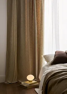 Samtvorhang mit Crush Effekt (1er Pack), bonprix