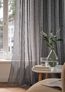 Vorhang mit Webstreifen (1er Pack), bonprix