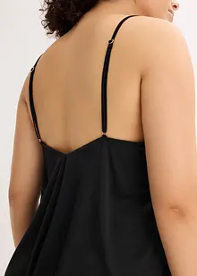 Satin Negligé mit Glitzergarn, bonprix