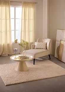 Blickdichter Vorhang aus weichem Chenille (1er Pack), bonprix