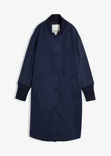 Wollmantel mit Strickbesatz, bonprix