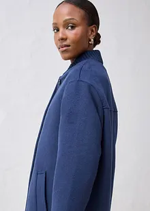 Wollmantel mit Strickbesatz, bonprix