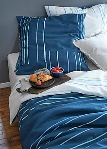 Parure de lit réversible à rayures, bonprix