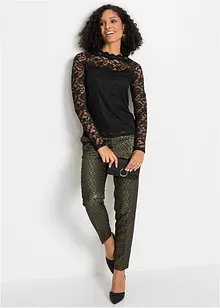 Spitzen-Langarmshirt, bonprix