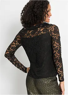 Spitzen-Langarmshirt, bonprix