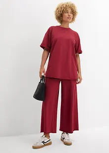 T-shirt long en molleton 100% coton, bonprix