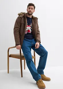 Feinstrickpullover mit Weihnachtsmotiv, bonprix