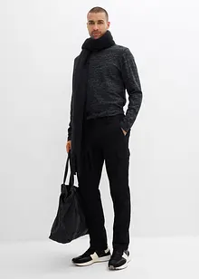 Regular Fit Stretch-Thermo-Cargohose, Straight, bonprix