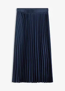 Jupe plissée en satin fin, bonprix