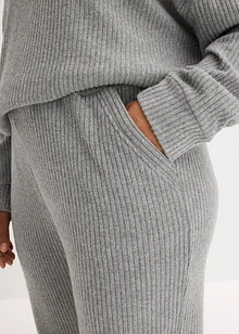 Weit geschnittener Loungewear Hausanzug aus weicher Rippe, bonprix