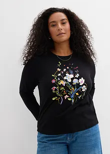 Langarmshirt aus purer Baumwolle, bonprix