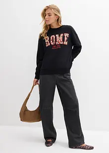 Oversize-Sweatshirt aus reiner Bio-Baumwolle, bonprix