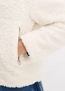 Fellimitat-Jacke aus Teddyfleece, bonprix