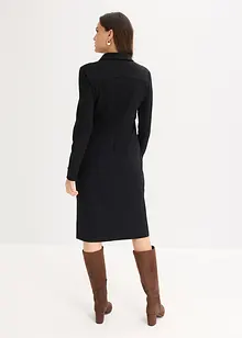 Hemdblusenkleid aus Punto di Roma, bonprix