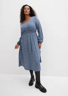 Midikleid aus fließender Viskose, bonprix