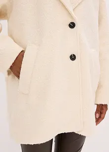 Kurzer Bouclé-Mantel, oversized, bonprix