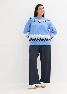 Pull norvégien à rayures brillantes, bonprix