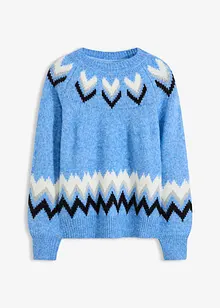 Pull norvégien à rayures brillantes, bonprix