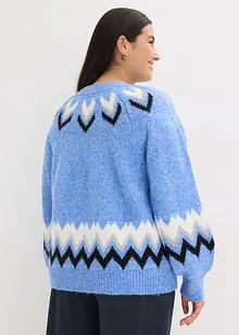 Pull norvégien à rayures brillantes, bonprix
