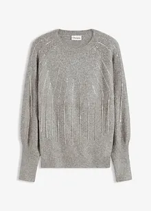 Pull avec application de strass, bonprix