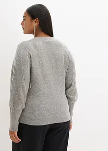 Pull avec application de strass, bonprix