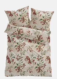 Bettwäsche mit Vogelbeeren, bonprix
