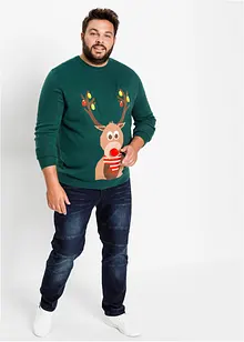 Pullover mit Weihnachtsmotiv, bonprix