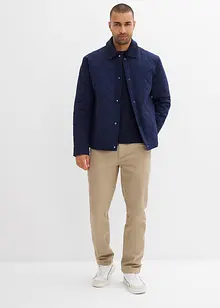 Regular Fit Stretch-Thermohose mit flauschigem Flanellfutter, Straight, bonprix