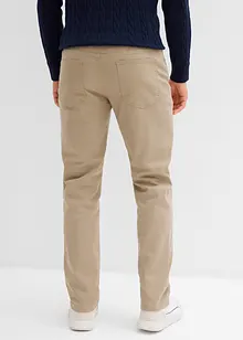 Regular Fit Stretch-Thermohose mit flauschigem Flanellfutter, Straight, bonprix