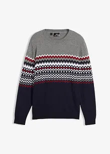 Norweger Pullover mit reiner Baumwolle, bonprix