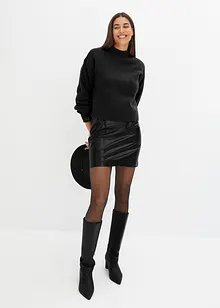 Mini-jupe enduite, bonprix