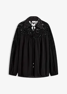 Schlupfbluse mit Spitze, bonprix