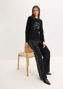 Langarmshirt aus reiner Bio-Baumwolle, bonprix