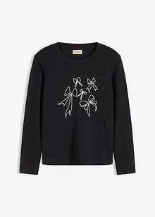 Langarmshirt aus reiner Bio-Baumwolle, bonprix