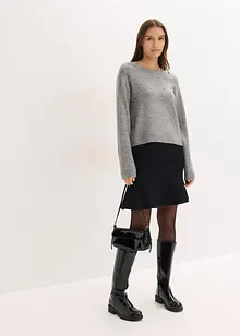 Minirock aus bequemen Punto di Roma, bonprix