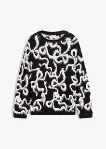 Jacquard-Pullover aus softem Viskose-Mix, bonprix