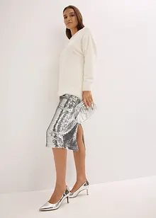 Pailletten-Midirock, bonprix