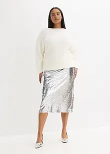 Pailletten-Midirock, bonprix