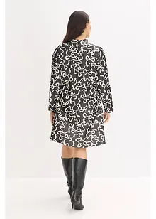 Robe midi fluide en viscose mélangée, bonprix