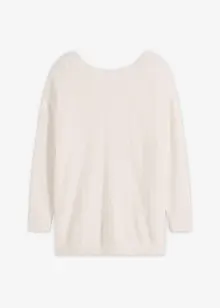 Longpullover aus weichem Federgarn, bonprix