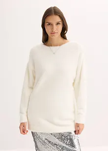 Longpullover aus weichem Federgarn, bonprix