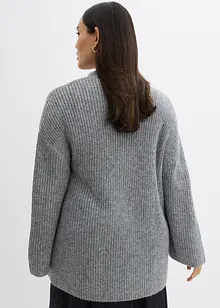 Gilet cache-cœur oversize, bonprix