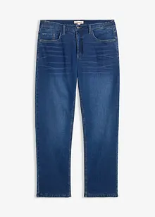 Thermo Relaxed Fit Stretch-Jeans mit Komfortbund, Straight, bonprix