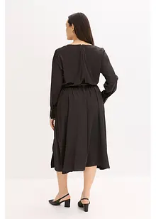 Robe midi en satin brillant, bonprix