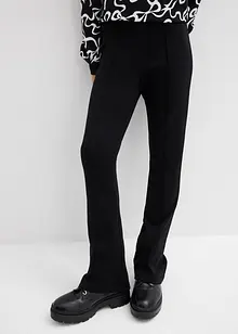 Pantalon évasé en jersey coton épais, bonprix