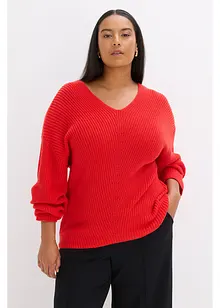 Oversize-Pullover aus Woll-Mix, bonprix