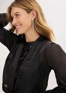 Boléro en tulle fin avec un détail à nouer, bonprix