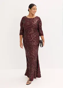 Robe à sequins avec découpe dos, bonprix